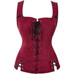 Bustiers rouges Taille XS look Pin-Up pour femme 