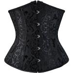 Corsets gothique noirs Taille 3 XL look gothique pour femme 