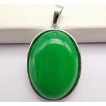 Pendentifs vert jade en cristal en jade look fashion pour femme 