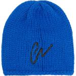 Greg Lauren bonnet en laine à logo brodé - Bleu