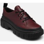 Chaussures Timberland rouge bordeaux en cuir en cuir Pointure 39 pour femme en promo 