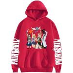 GROGG Fairy Tail Mode Japonais Anime Hoodie Drôle Dessin Animé Automne Hiver Casual Plus Taille Sweat - Shirt-color01||XS