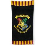Serviettes de bain noires Harry Potter Poudlard 