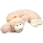 Coussins cervicaux beiges à motif moutons chauffants pour bébé 