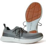 Chaussures casual grises en nylon légères classiques pour homme 