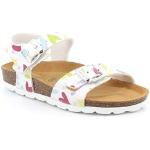 Sandales Grunland blanches Pointure 34 look fashion pour fille 