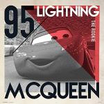 Grupo Erik Print Disney Cars Lightning McQueen, Rojo-Gris, 30 x 30 cm