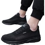 Chaussures de randonnée saison été noires à motif serpents légères à bouts ouverts à lacets Pointure 39 look fashion pour homme 