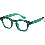 Lunettes vintage vert émeraude Robert Downey Jr look fashion pour femme 