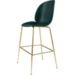 Gubi Beetle Bar Chair - Tabouret de bar laiton 118cm vert PxHxP 56x118x58cm