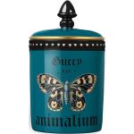 Bougies Gucci bleues en porcelaine à motif papillons 