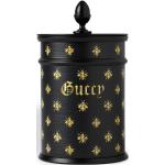 Bougies parfumées Gucci Guccy noires en métal à motif abeilles 