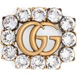 Broches en or de créateur Gucci en cristal pour femme 