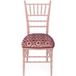 Chaises en bois Gucci roses en bois 