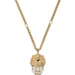 Pendentifs en or de créateur Gucci en cristal à motif lions pour homme 