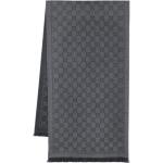 Écharpes à mailles de créateur Gucci gris foncé Tailles uniques pour femme 