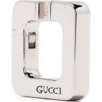 Boucles d'oreilles de créateur Gucci argentées en métal en argent pour femme 
