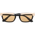 Gucci Eyewear lunettes de soleil à monture rectangulaire - Noir