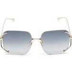 Gucci Eyewear lunettes de soleil à monture carrée - Or