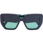 Gucci Eyewear lunettes de soleil à monture carrée oversize - Noir