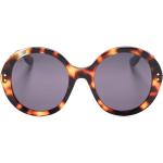 Gucci Eyewear lunettes de soleil à monture ronde - Marron