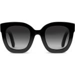 Gucci Eyewear lunettes de soleil à monture ronde oversize - Noir
