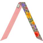 Foulards en soie de créateur Gucci multicolores à fleurs bio Tailles uniques pour femme 