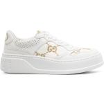 Chaussures de créateur Gucci Supreme blanches en caoutchouc en cuir à bouts ronds Pointure 40,5 pour femme 