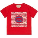 T-shirts à imprimés de créateur Gucci rouges enfant 