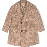 Manteaux de créateur Gucci noisette en viscose enfant en laine 