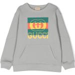 T-shirts à imprimés de créateur Gucci gris en jersey enfant 