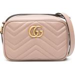 Gucci petit sac porté épaule à motif GG Marmont - Rose