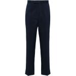 Pantalons de costume de créateur Gucci bleus à rayures Taille 3 XL W46 pour homme 