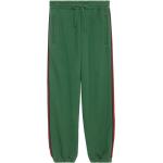 Pantalons taille élastique de créateur Gucci verts à rayures pour homme 