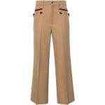 Pantalons de costume de créateur Gucci camel Taille XL W42 pour femme 