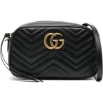 Gucci petit sac porté épaule GG Marmont - Noir