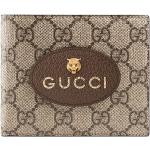 Portefeuilles  de créateur Gucci marron en cuir look vintage pour homme 
