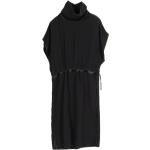 Robes en soie de créateur Gucci noires à rayures seconde main à manches courtes Tailles uniques pour femme 