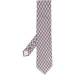 Cravates en soie de créateur Gucci lilas seconde main Tailles uniques pour homme 