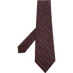 Cravates en soie de créateur Gucci marron à logo seconde main Tailles uniques pour homme 