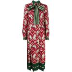 Robes en laine de créateur Gucci rouges à manches longues Taille XXS pour femme 