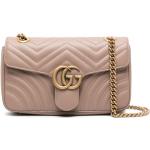 Gucci petit sac porté épaule à motif GG Marmont - Rose