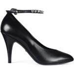 Escarpins de créateur Gucci noirs en cuir Pointure 38,5 avec un talon de plus de 9cm look fashion pour femme 