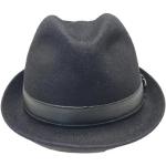 Chapeaux de créateur Gucci noirs en cuir seconde main Tailles uniques look vintage 