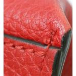 Sacs à main de créateur Gucci rouges en cuir en cuir seconde main look vintage 