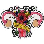 GuDeKe Cultiver Une Paire d'Ovaires Émail Pin Femmes Uterus Badge Féministe Broche