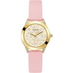 Montres Guess roses à strass look chic pour femme 
