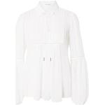 Chemisiers Guess blancs en polyester en dentelle Taille S look fashion pour femme 