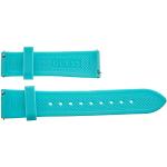 Bracelets de montre Guess bleus look fashion en silicone 