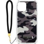 Coques & housses iPhone 12 Guess kaki camouflage en plastique look militaire 
